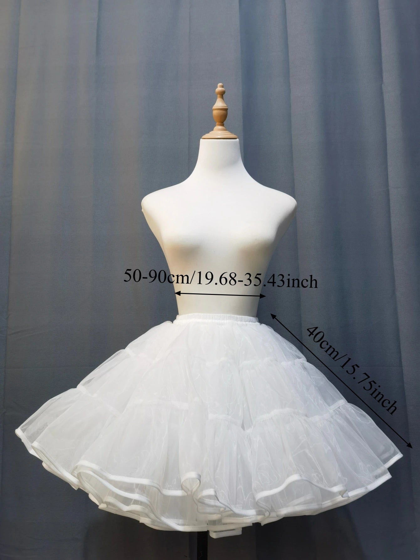 Lolita Super Stuffed Petticoat Boneless Violent Skirt Support Soft Yarn Short Duck Butt Korea Japan New