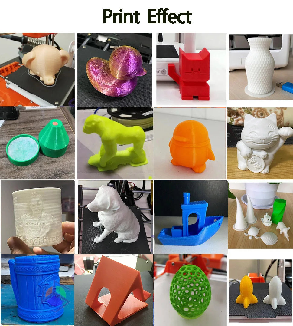 EasyThreed 3D Printer  Entry Level  Compatible with PLA TPU 1.75mm Filament  include Power Adaptor. - Shoppiline