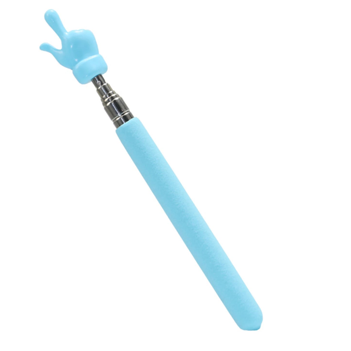 Etractable Teaching Stick Finger Design Whiteboard Pointer Handheld Presenter Finger Reading Stick Telescopic Rod Teaching Tool