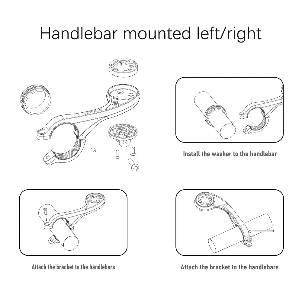 CYCLAMI S2 Bike Computer Mount Mountain Road Bicycle GPS Headlight Holder Bracket Support For GARMIN XOSS IGPSPORT Magene Coospo