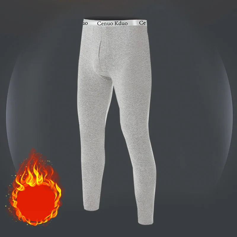 Men's warm pants slim fit tight pants, thickened and not easily faded independent wear high-end German velvet men's warm pants