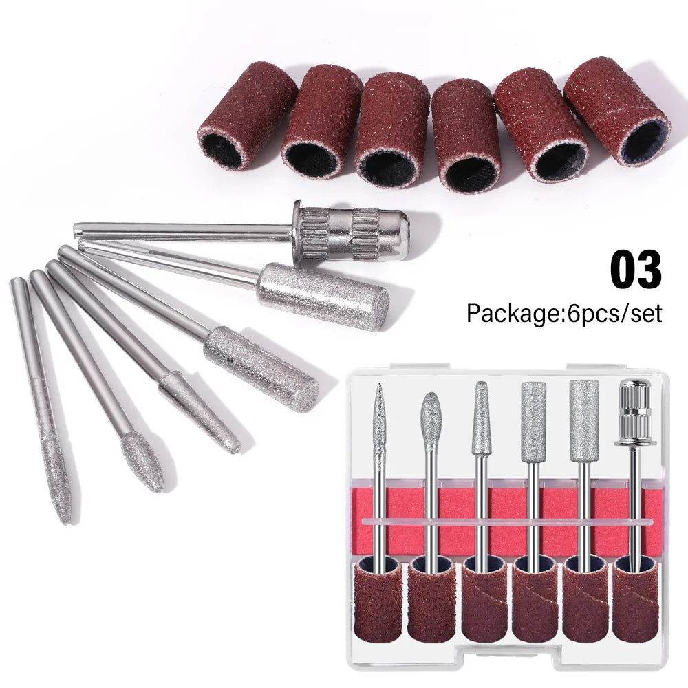 Professional Nail Drill Machine Set Remove Nail Sander Gel Polish Remover Tools Driller Manicure Nail Accessories Nail tools