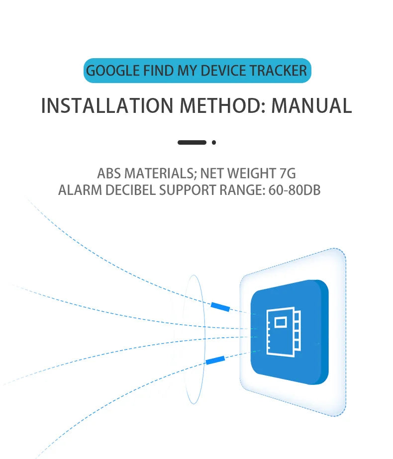 Smart GPS Tracker Works With google find my device tracker Pet Kids Luggage Key Tracking Global Accurate Positioning Bluetooth