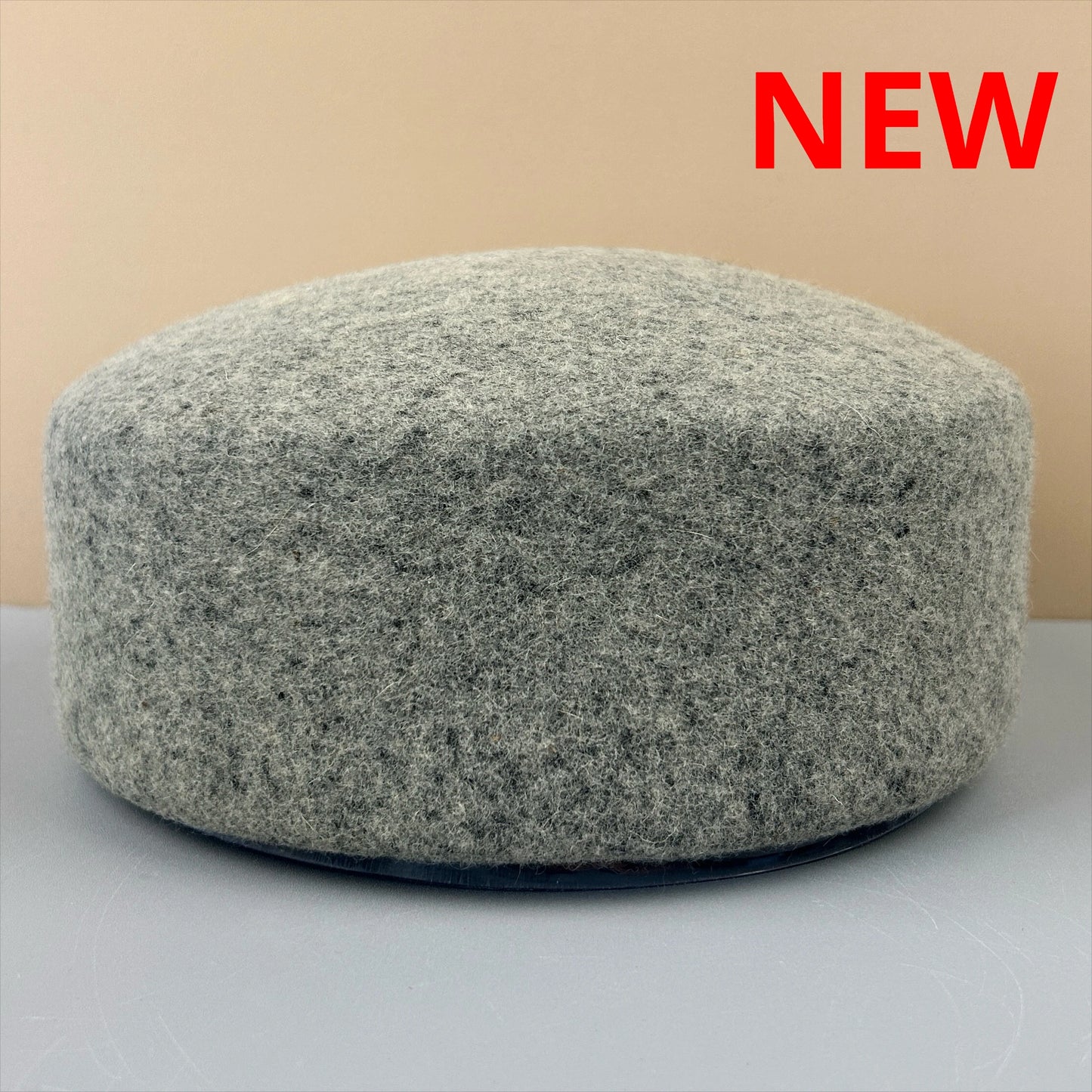 Vintage Hard Top Flat Fedoras Hats Women 100% Wool Felt Berets Hat Wedding Fascinator Caps Wedding Cocktail Party Pillbox Hat