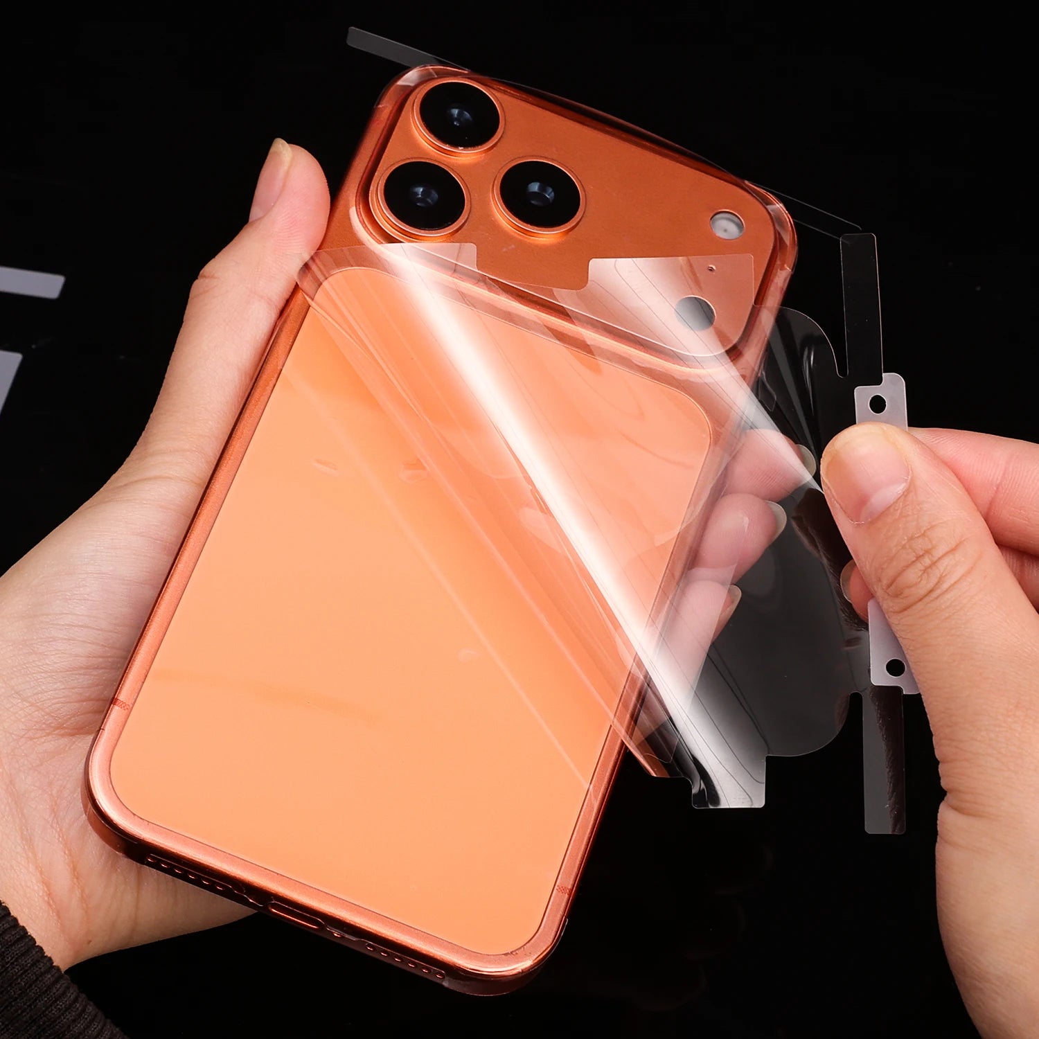 For iPhone 17 Pro Max Air 17Pro 17PM 17Air HD Side Frame Back Full Coverage Protective Film For iPhone17 Border Hydrogel Film - Shoppiline