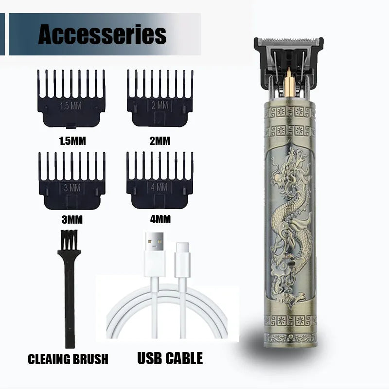 T9 Professional Hair Clipper/Accessories for Men | USB Fast Charging | Beard/Body/Hair Trimmer | Precision Electric Shaver