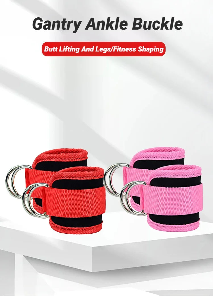 Hip Fitness Ankle Straps Adjustable Gym Leg Strength Workouts With Buckle Sports Guard Abductors For Gantry Training Butt Device