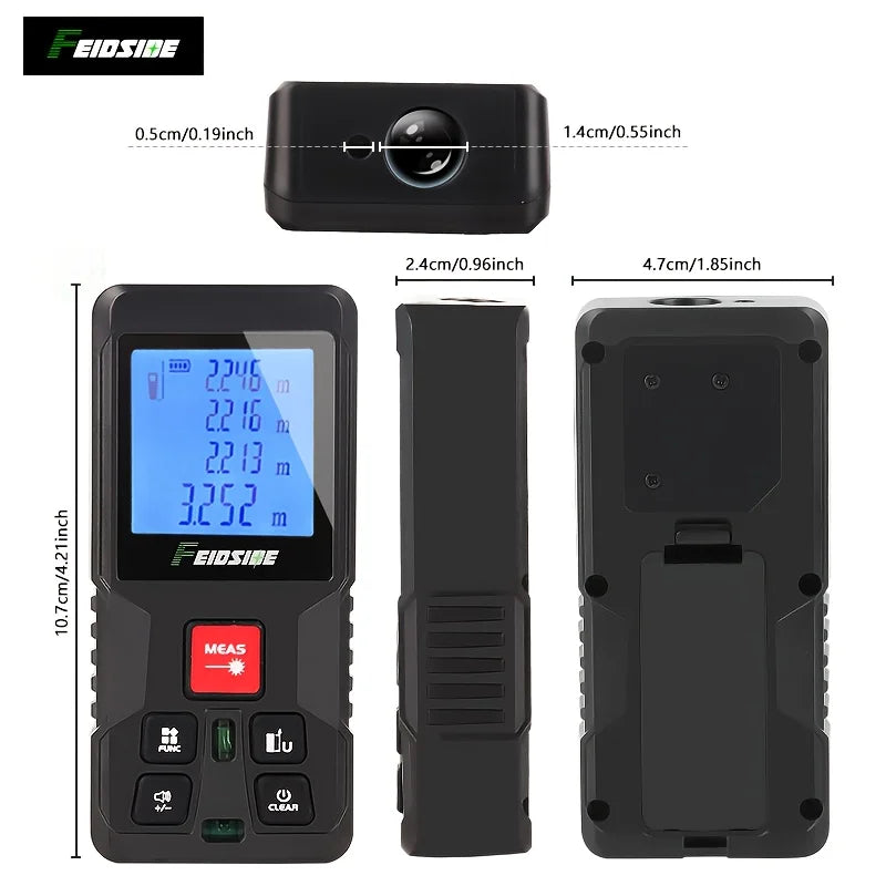 HAUPTSON 70/100M Laser Rangefinder Distance Meter Rangefinder Laser Tape Range Finder Building - Shoppiline