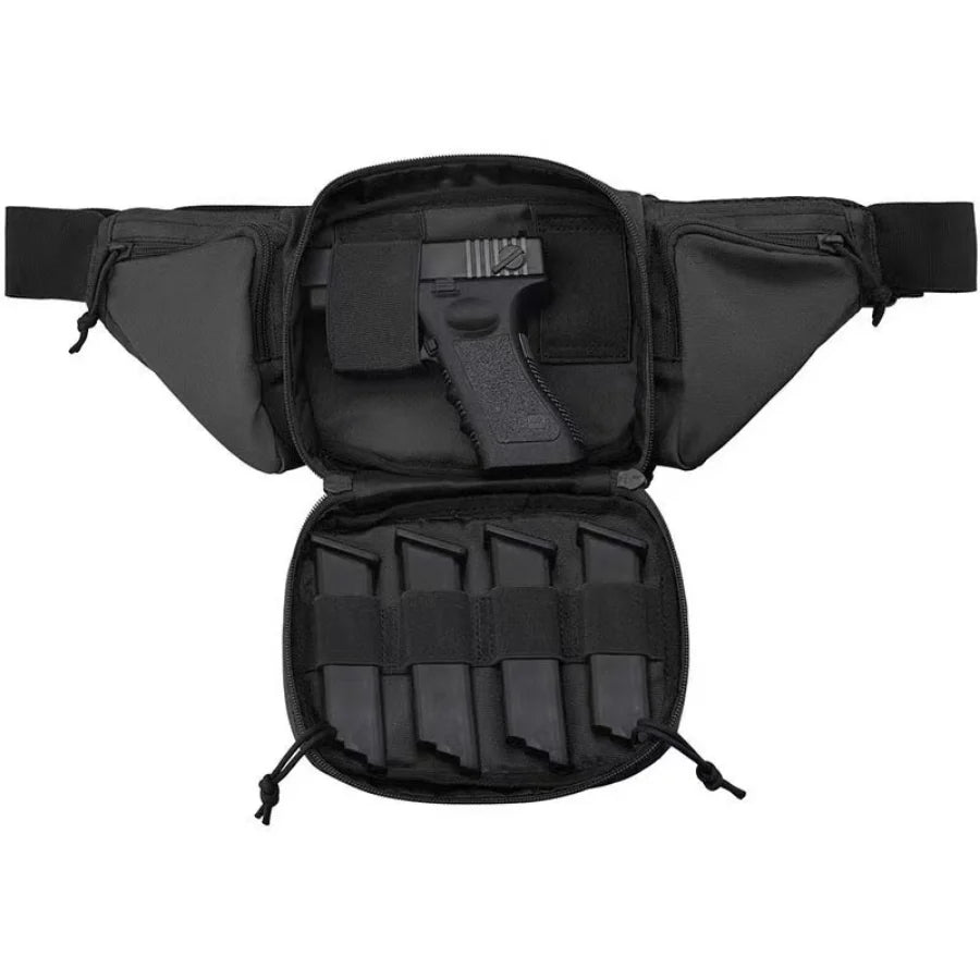 Men Waist Bag Belt Bumbag Waterproof Nylon Molle EDC Fanny Phone Pouch for Hunting Climbing Camping