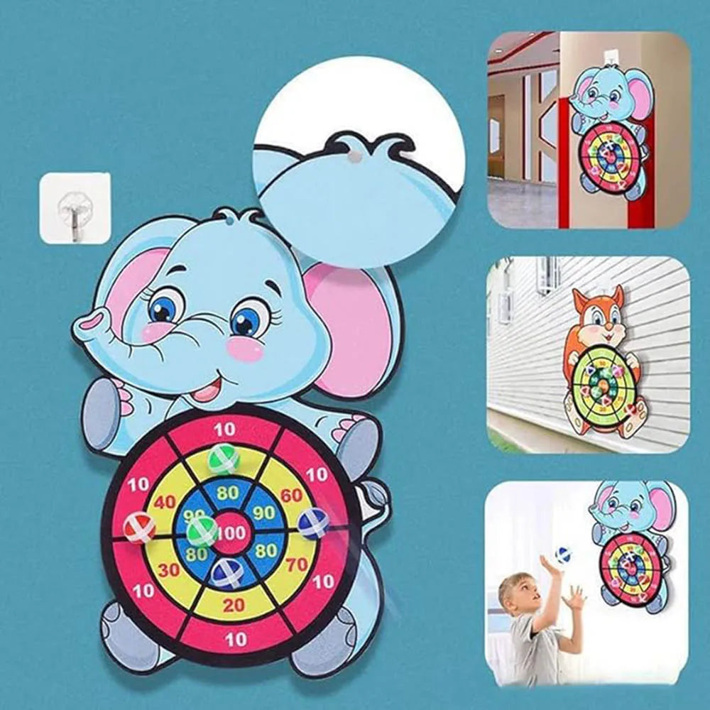 Sticky Ball Dart Board Target Sports Game Toys for Children 3 to 8 Years Old Outdoor Toy Kids Educational Board Games