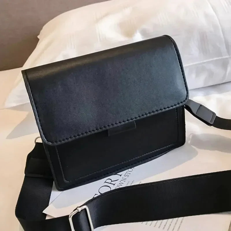 Women PU Leather Crossbody Bag Fashion Shoulder Messenger Handbag Small Flap Bag for Travel
