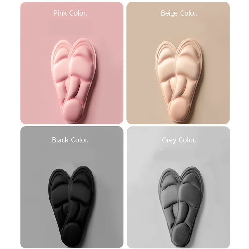 5D-Massage-Memory-Foam-Einlegesohlen für Schuhe, atmungsaktive Polstersohle, Sport-Laufeinlegesohlen für Füße, orthopädische Einlegesohlen