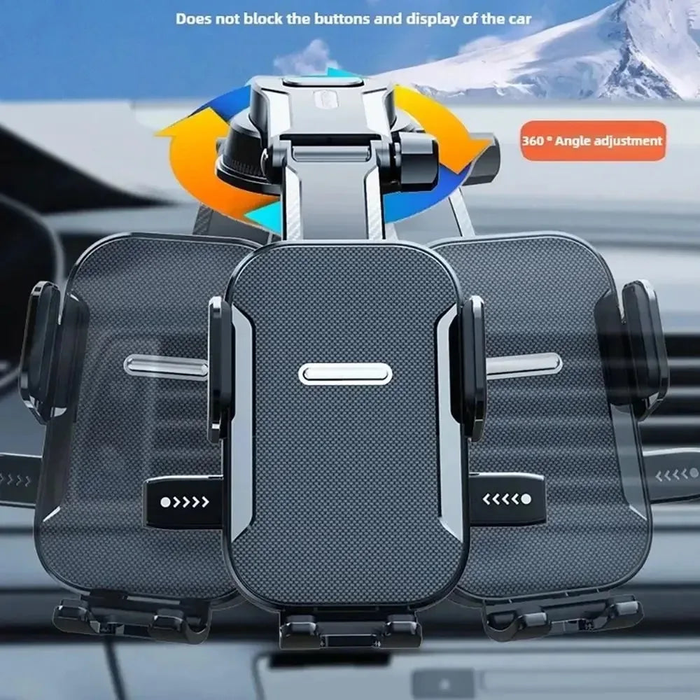 Suction Cup Car Phone Holder 360° Rotation Car Dashboard GPS Navigation Mount Stand For iPhone Samsung Xiaomi Smartphone Bracket