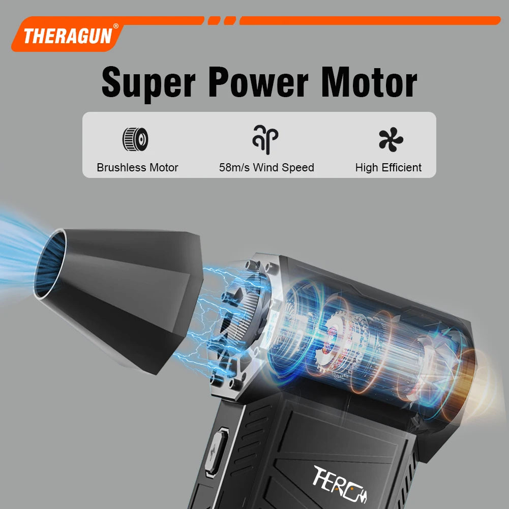 Updated X3Ultra Mini Turbo Fan Jet Electric Duster 4-speed Adjustable 180,000RPM Wind Speed 58m/s Car/PC Cleaning Tools - Shoppiline