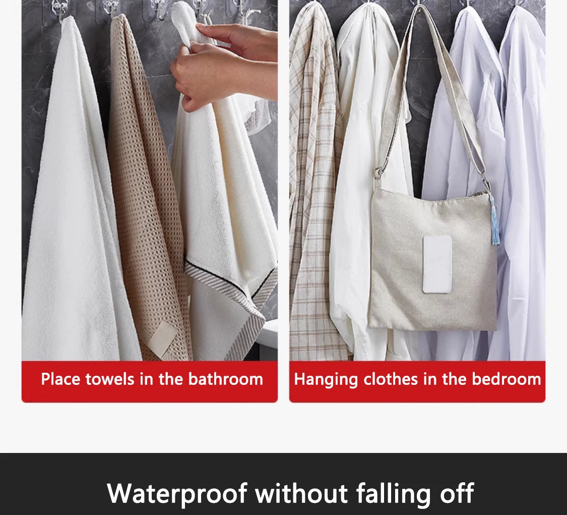 10/20 Pcs Hooks Transparent Strong Self Adhesive Door Wall Hangers Hooks Suction Heavy Load Rack Cup Sucker for Kitchen Bathroom