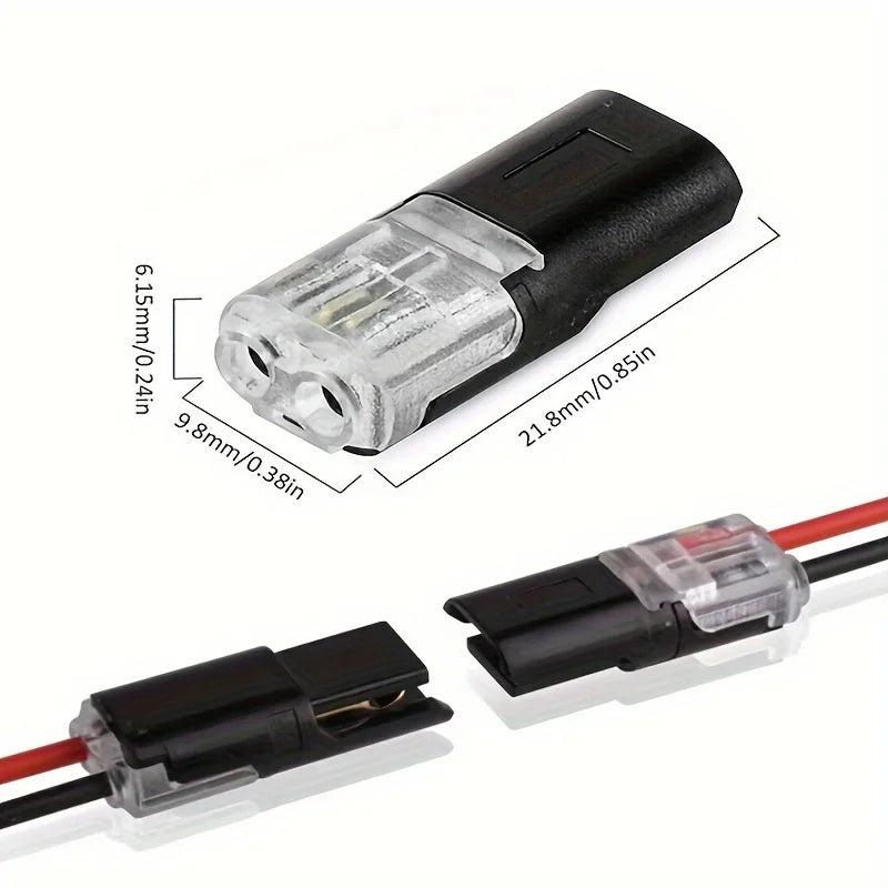 2 Pin Way Plug Car Wire Cable Auto Electrical Connector Strip Terminal Connection Tools New Waterproof Electrical Connector