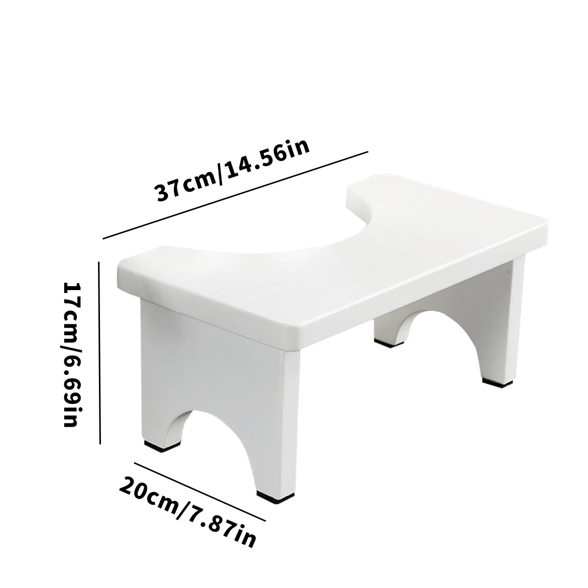 Tabouret de toilette accroupi portable en bambou robuste pour adultes, large et stable, tabouret de pot de chambre, facile à utiliser et à nettoyer, conception portable