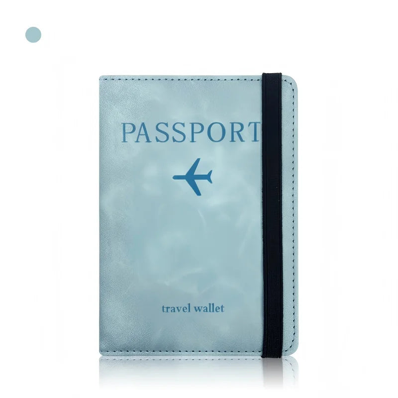 Homefish PU Leather Wallet Travel Passport Purse Card Male Travel Accessories Hand Carry Passport Business Cards Holder Wallet