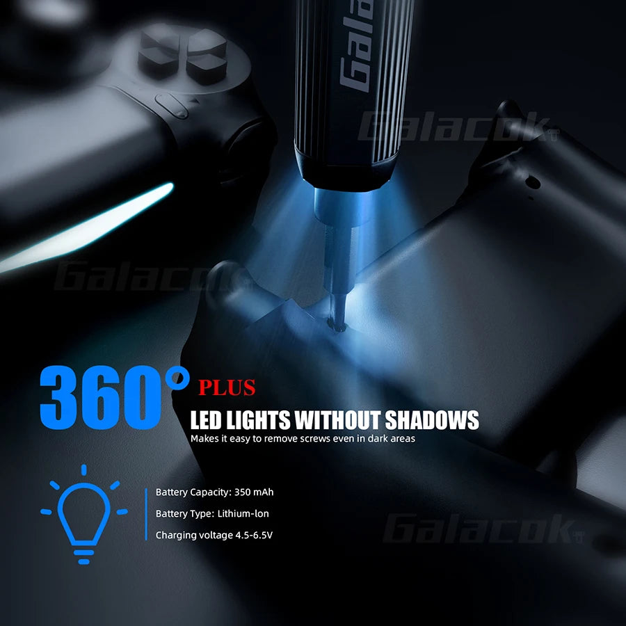 68 IN 1 Precision Electric Screwdriver Set 5 Levels Adjustable Comes Fill Light Professional Mobile Phone IPad Repair Tool - Shoppiline