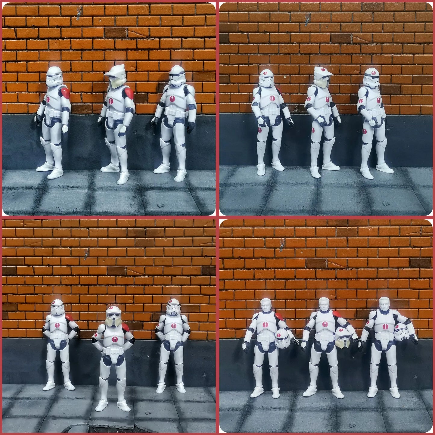 Star Wars 3.75 Inch Trooper 1/18 501st Legion Action Figure Hardcase REX Anakin Dogma Tup Toys Model Loose - Shoppiline