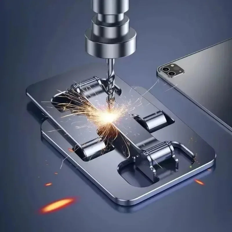 Mode Universal Faltbar Schreibtisch Handyhalterung Ständer für iPhone 12-17 Handyhalter Tablet Desktop Metallhalter