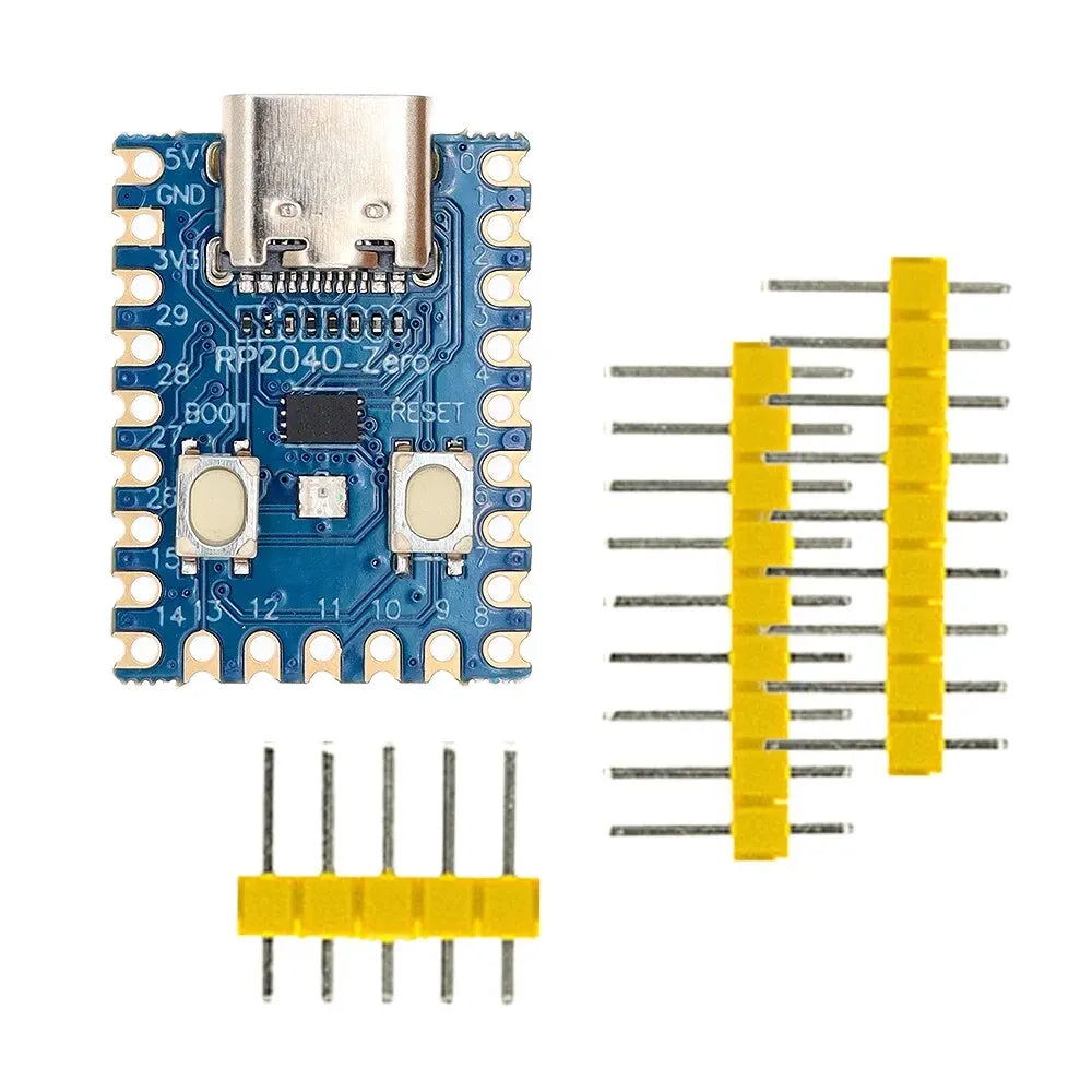 TENSTAR RP2040-Zero RP2040 pour Raspberry Pi Microcontrôleur PICO Carte de Développement Module Dual-Core 2MB Flash