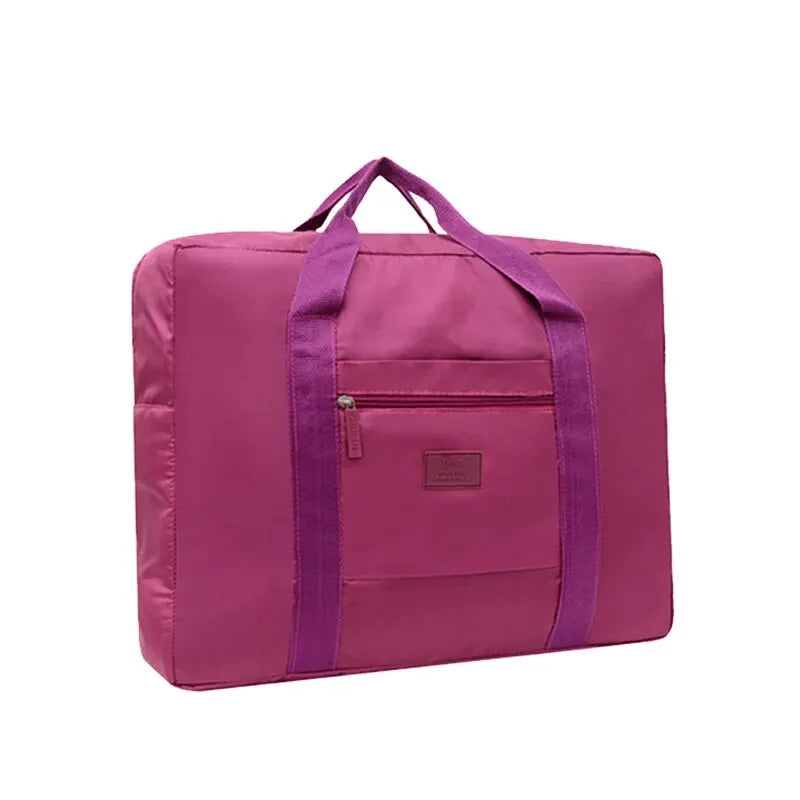 Travel Duffel Bag Lightweight Foldable Unisex Tote Carry On Luggage Weekender Overnight Stays Suitcase Organiser 20L Large Bags