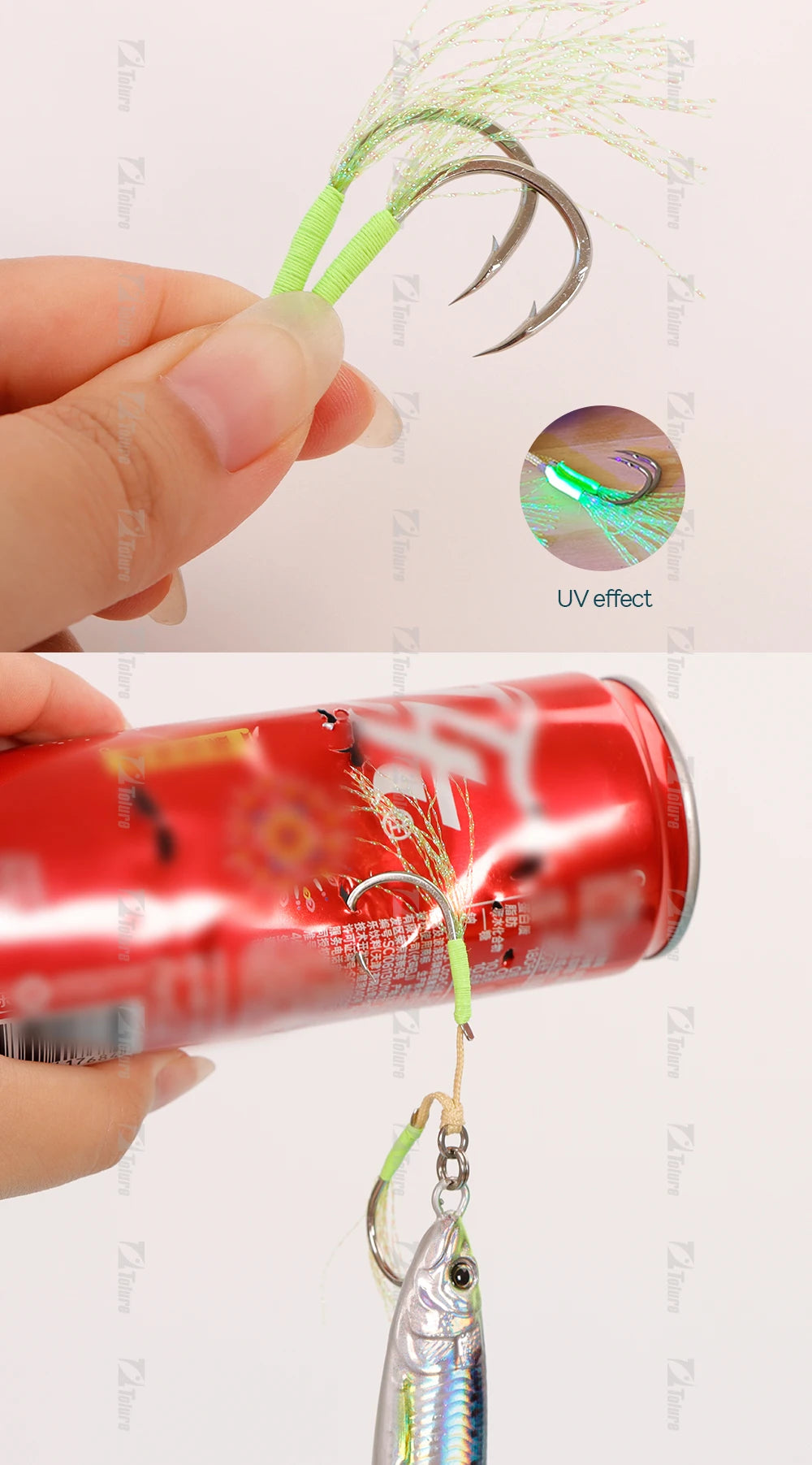 TOLU 2024 NEW 3D Printed Fast Sinking Metal Jig Lure 20g-130g With Spool Saltwater Shore Casting Fishing Lure Vertical Metal Jig