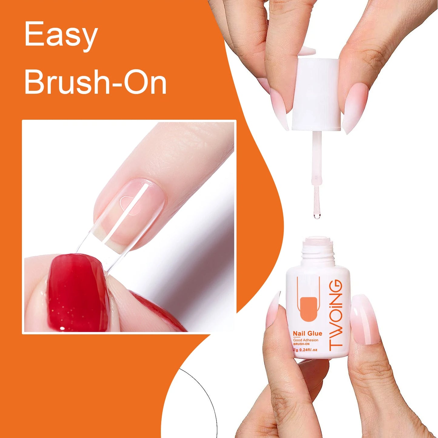 7g Super starker Nagelkleber für falsche Nagelspitzen, Acrylnägel, Press-On-Nägel, künstliche Nägel, Nagelkunstdekoration, dauerhafter Halt