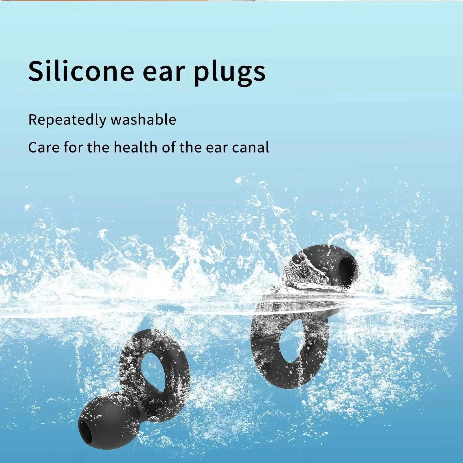 HUAK Concert Ear Plugs, High Fidelity Noise Cancelling Silicone Ear Plugs, Reusable Ear Plugs for Musicians, , Focus and Sleep