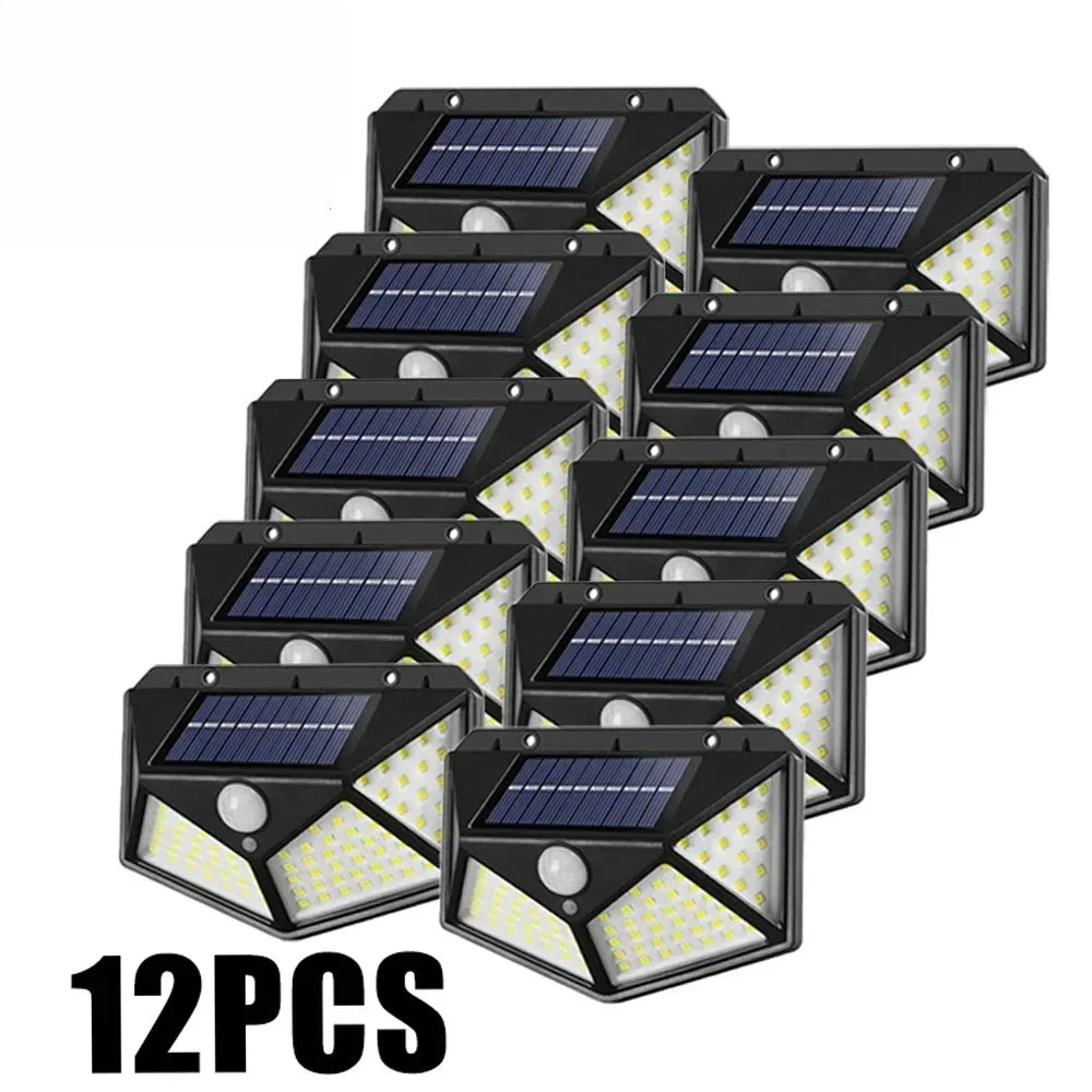Multifunctional Waterproof Solar LED Spotlight with Motion Sensor for Outdoor Garden Decoration