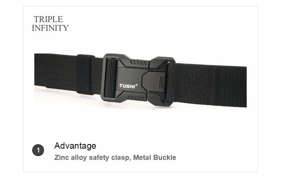 New Aluminum Alloy Quick Release Pluggable Buckle Elastic Belts For Men Durable Tactical Belt Cowboy Outdoor Army Belt Hunting