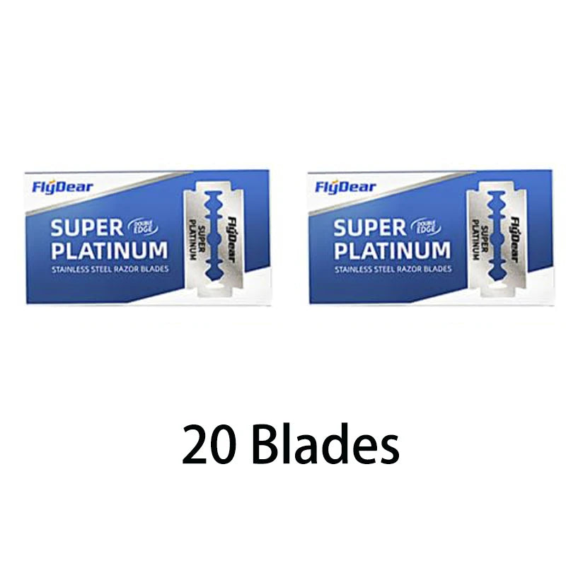 barber shop tools Stainless steel razor blade cuchillas de afeitar old-fashioned manual double-sided razor blade hairdressing