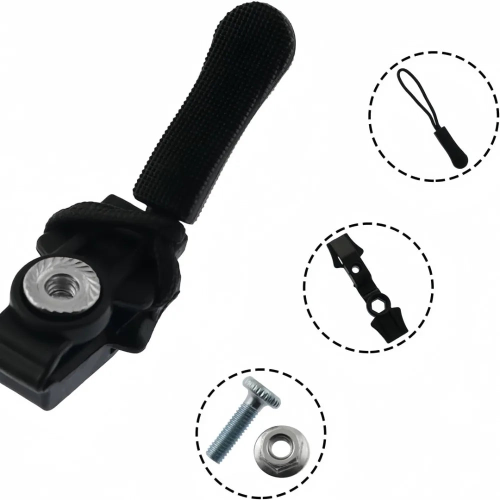 6/3pc Universal Zipper Lock Head Quick Installation Detachable Zipper Head for Jackets Luggage Bags Replacing Slider Lock Repair