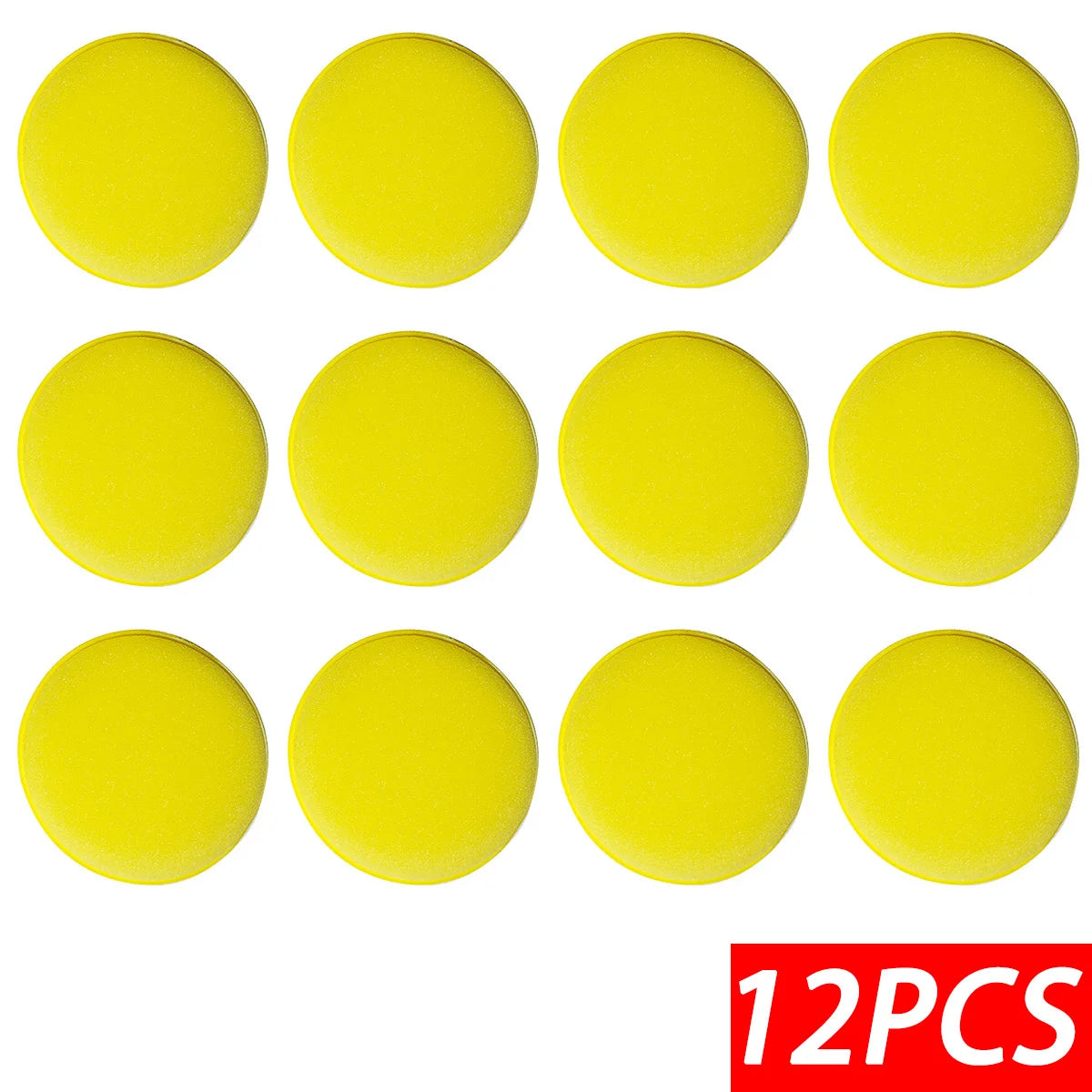 Polishing Sponge Wax Car Applicator Pad Foam Wax Car Polisher Cleaning Pad For Cleaning Car Waxing Sponge Auto Parts 12pcs/1pack