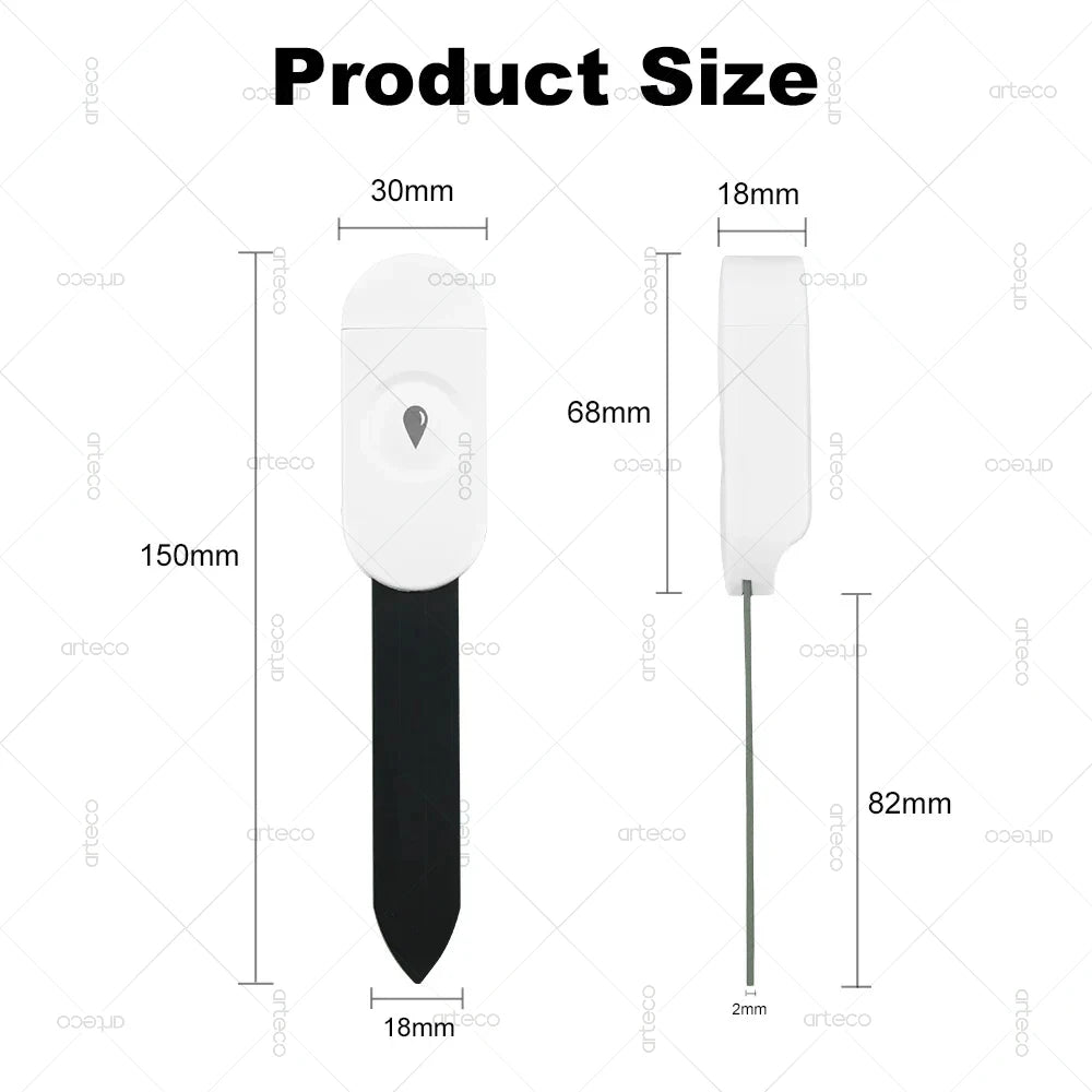 Zigbee Soil Moisture Sensor Temperature Humidity Luminance Detection Smart Soil Tester Moisture Sensor For Tuya APP Zigbee2MQTT