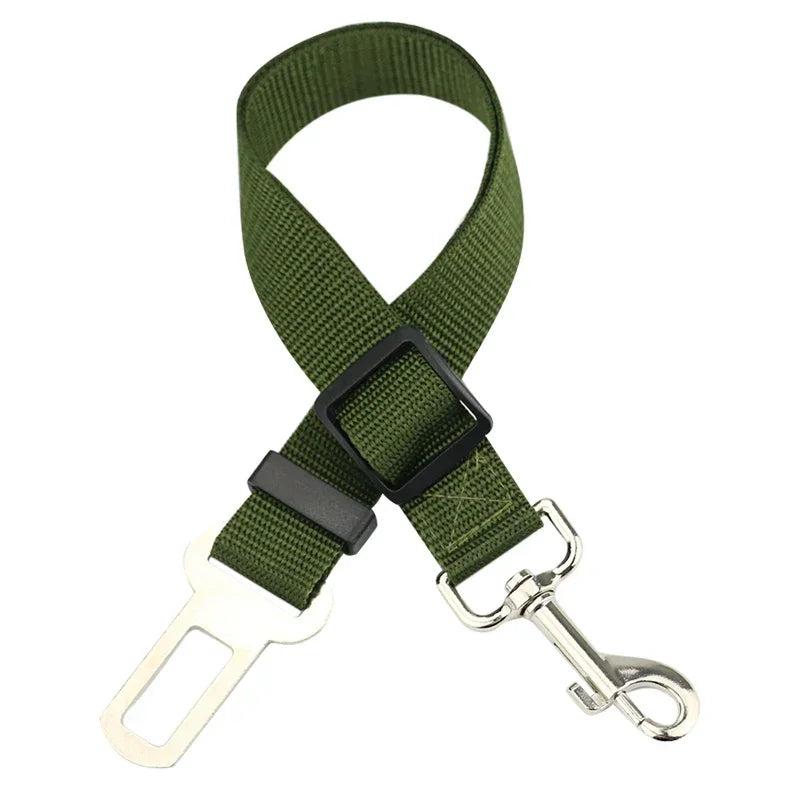 Adjustable Pet Dog Car Seat Belt Leash Heavy Duty Durable Nylon Pet Safety Harness Universal for Vehicle  Heavy Duty Sturdy
