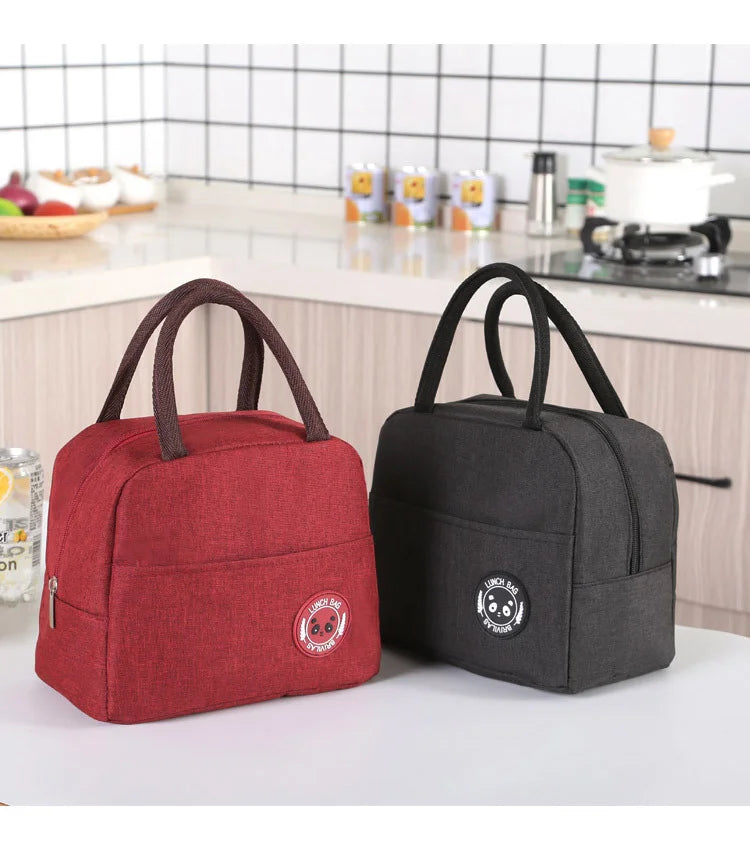 Neue japanische einfarbige vielseitige Kation-Frischhaltetasche, Eisbeutel, Bento-Wärmeisolierungstasche, Studenten-Brotdose, tragbare Ther