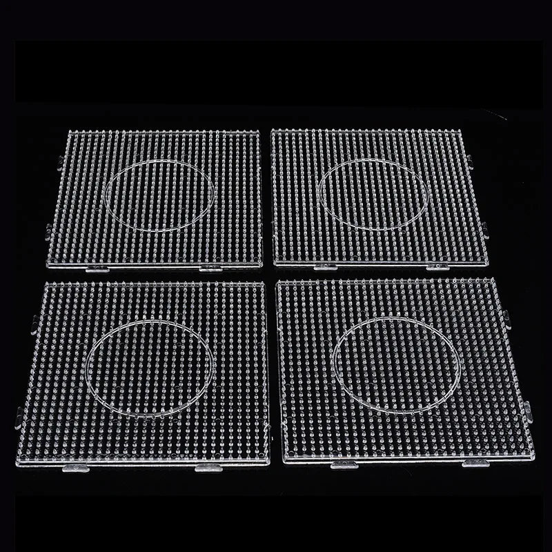 Clearance_2.6mm/5mm Perler Beads Square Pegboard 3D Puzzle Juguetes For Hama Bead Educational Toys for Children Jigsaw Puzzle Br
