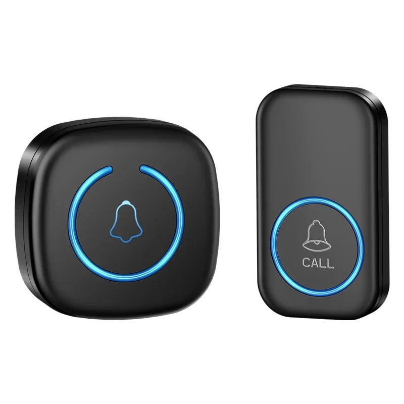 Wireless Doorbell Intelligent Welcome Door Bell 300M/984 FT Remote 60 Songs Melodies Home Smart Doorbell US EU Plug Optional