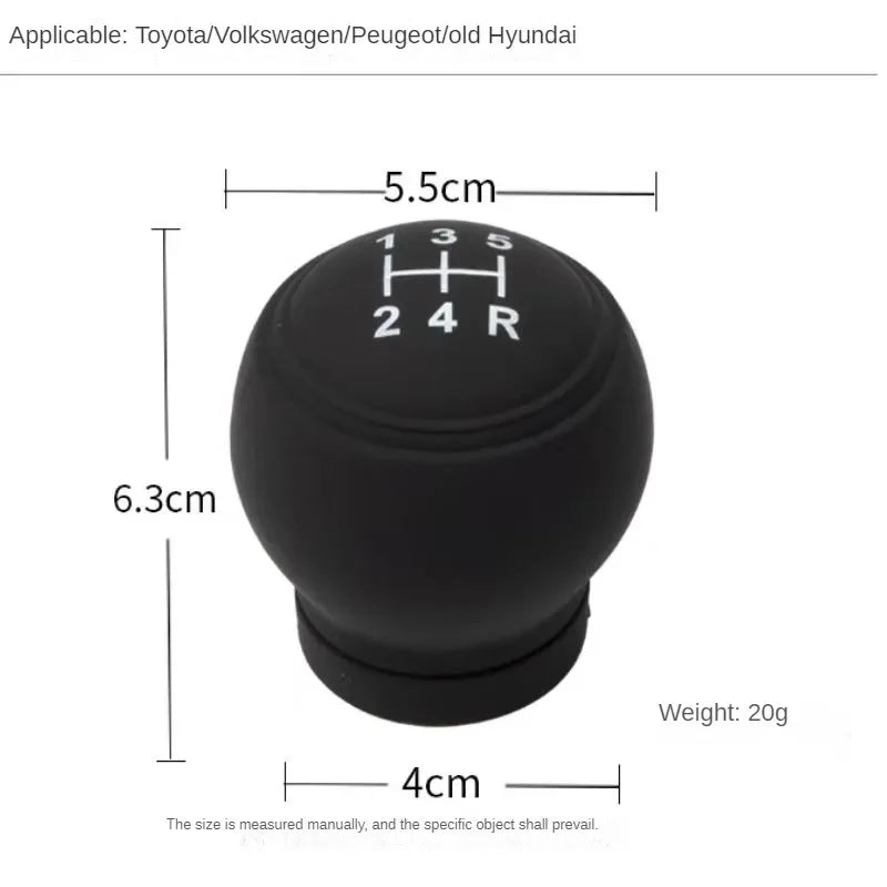 Universal Gear Shift Knob Silicone Cover Gear Rod Protect Case Dustproof WaterProof Lever Handle Skin Nonslip Manual Shifter