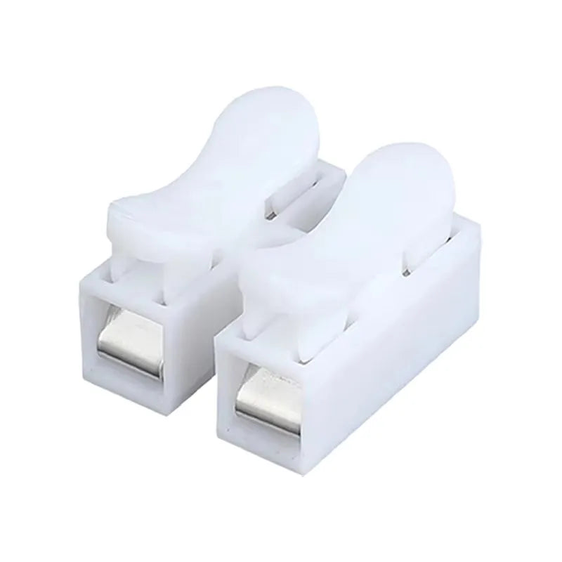 Quick Wire Connectors 1P 2P 3P No Soldering Required Spring Clamp Cable Terminals Screwless Terminal Block for Electronics