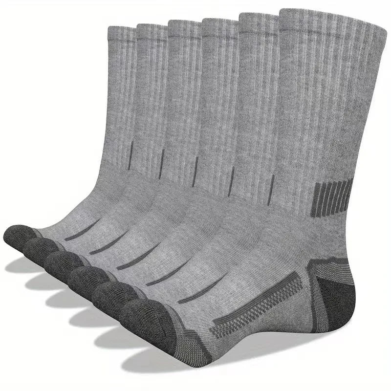 12Pairs of MEN'S Sports Socks, Sweat Absorbing, Comfortable and Breathable, Suitable for Basketball Training and Outdoor Running