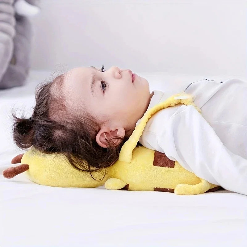 Baby Head Anti-fall Protector Pillow, Cartoon Breathable Safety Cushion for Toddler Learning Walking Back Head Protection