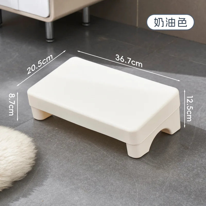 Ergonomic PP Footrest Under Desk Foot Stool Comfortable Space-Saving Foot Rest for Office Work Study Sofa Home