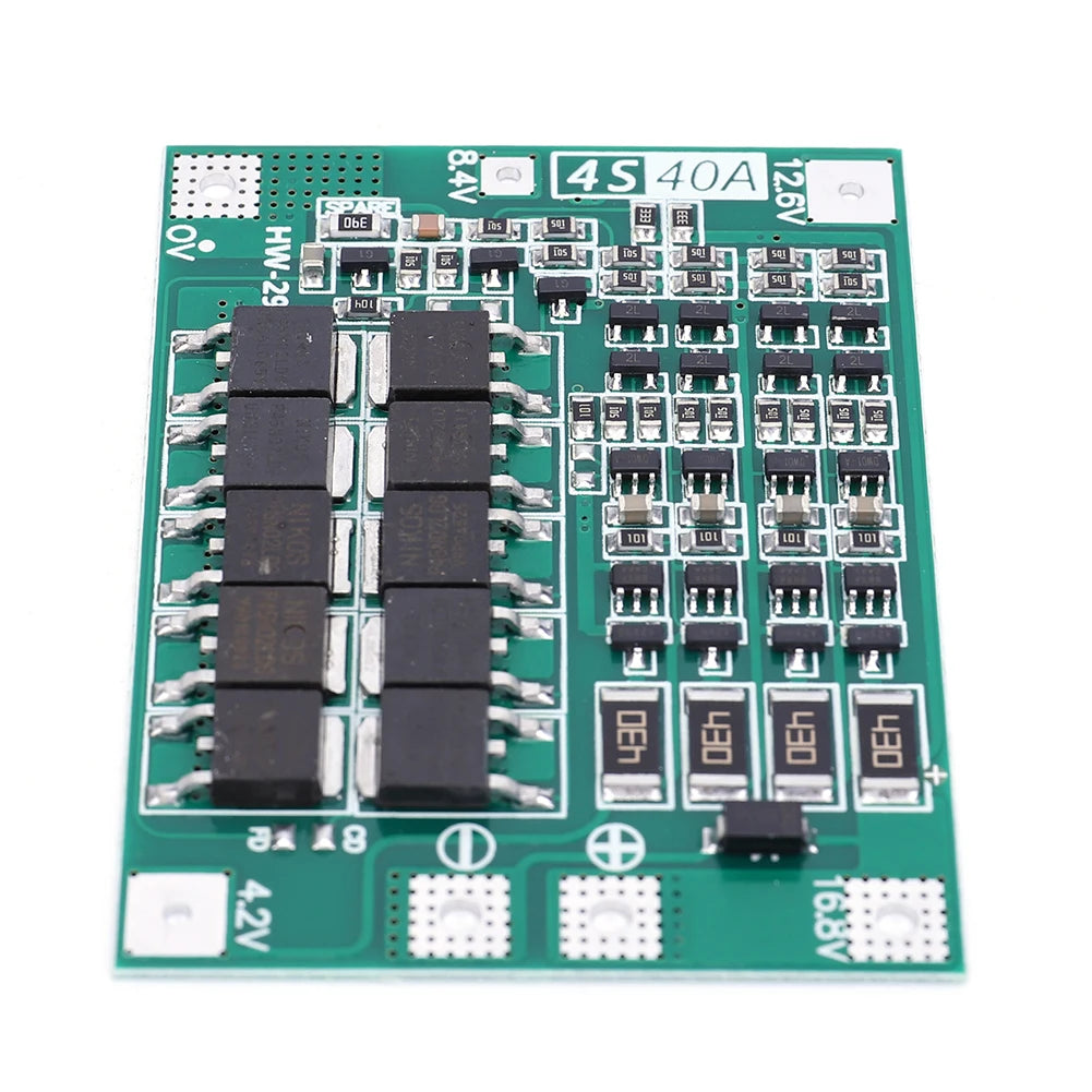 BMS 3S/4S 5A 10A 20A 25A 40A 60A Li-ion Lithium Battery Charger Protection Board 18650 For Drill Motor 12V with Enhance/Balance - Shoppiline