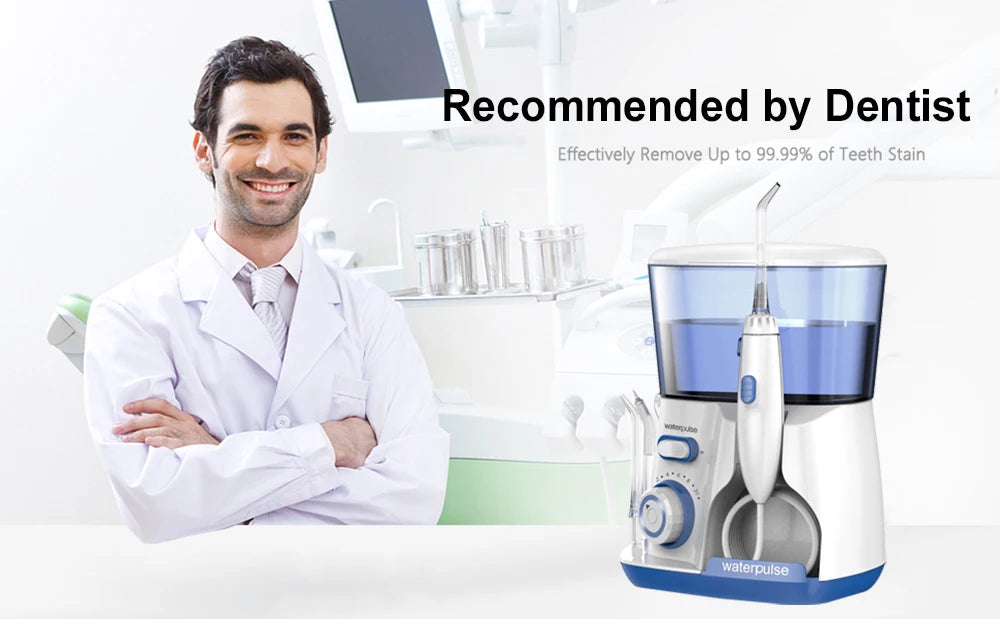 Oral Irrigator Dental Water Flosser for Teeth High Pressure Electric Dental Irrigator Water Flosser Mouth Washing Machine 800ML - Shoppiline