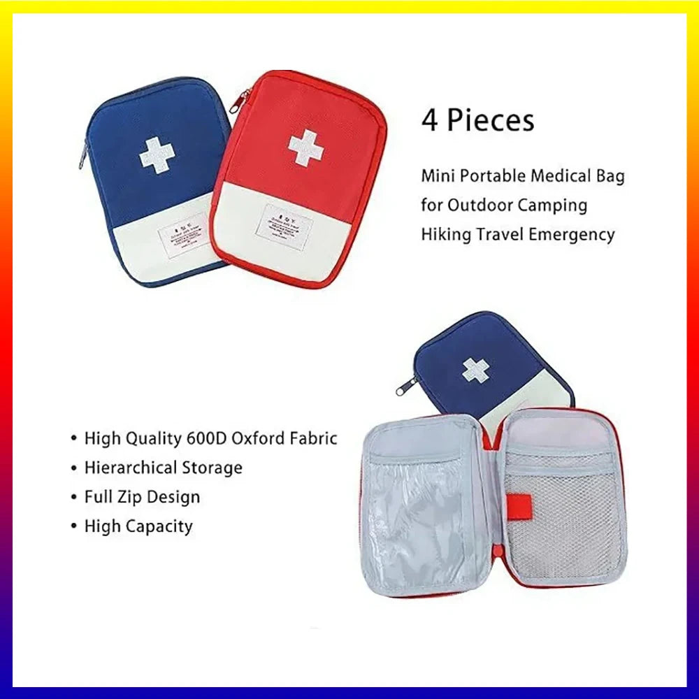 Portable Medicine Epidemic Prevention Kit Outdoor Travel Medicine Storage Box Portable Health Kit Medical Emergency