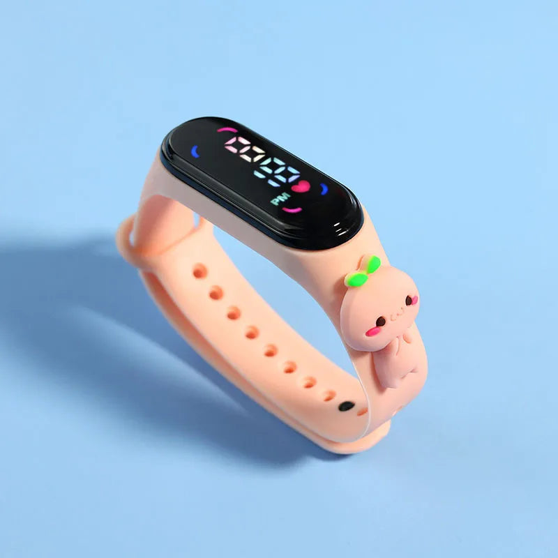 Mode Mickey Kinderuhren für Mädchen Elektronisches Armband Sport Touch LED Spiderman Puppe Kinderuhr Frauen Wasserdichte Uhr