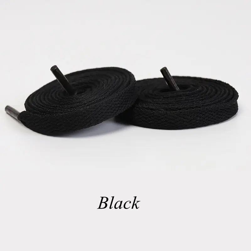 1Paar flache Schnürsenkel, klassische Qualität, Seilschnürsenkel, einfarbig, lässige Turnschuhe, Schnürsenkel, Schuhzubehör 100/120/140/160/180CM